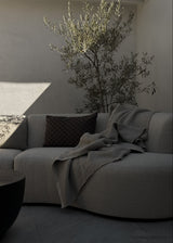 Light Grey Outdoor Throw