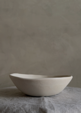 Organic Handmade Bowl, Matte Beige