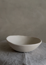 Organic Handmade Bowl, Matte Beige