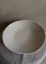 Organic Handmade Bowl, Matte Beige
