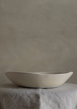 Organic Handmade Bowl, Matte Beige