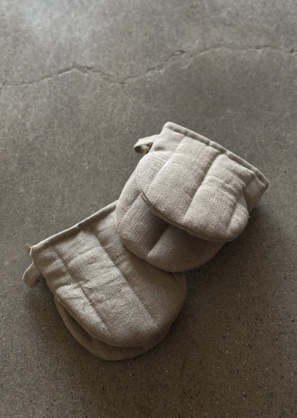 Linen Oven Mitten