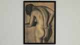 Sketch Of Nude Woman's Back