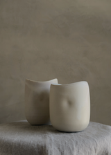Organic Porcelain Wheel Thrown Tea Cup