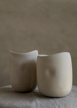 Organic Porcelain Wheel Thrown Tea Cup