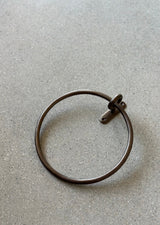 Towel Ring Forme N°13, Bronze