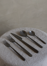 Flatware Set, Peltro Oro Nero