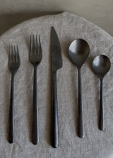 Flatware Set, Peltro Oro Nero