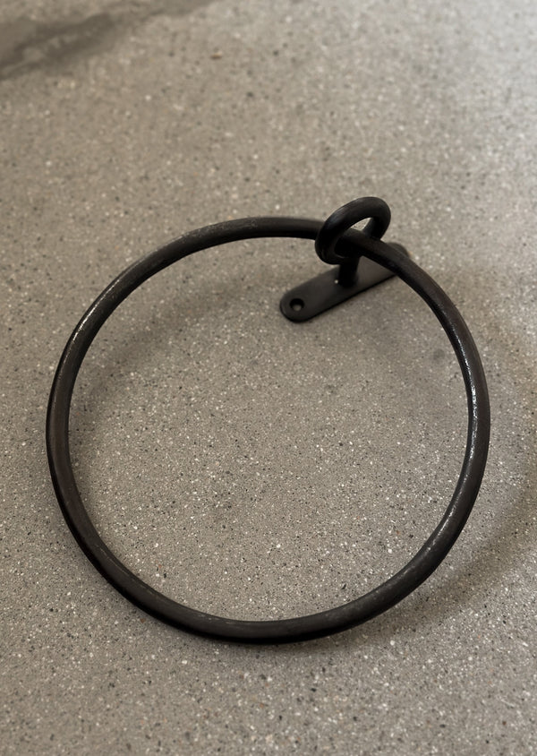 Towel Ring Forme N°13, Carbon Black