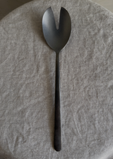 Serving Fork, Peltro Oro Nero