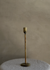 Aged Brass Candleholder, Various Sizes