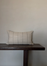 Evans Pillow, Striped Natural