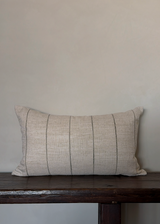 Evans Pillow, Striped Natural