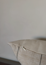 Evans Pillow, Striped Natural