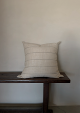 Evans Pillow, Striped Natural