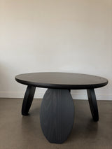 Olive Round Coffee Table - Fumed Ash