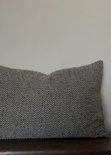 Veranda Panama Gunmetal Custom Lumbar Outdoor Pillow