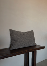Veranda Panama Gunmetal Custom Lumbar Outdoor Pillow