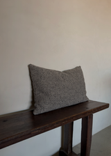 Veranda Panama Gunmetal Custom Lumbar Outdoor Pillow