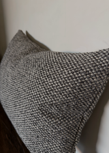 Veranda Panama Gunmetal Custom Lumbar Outdoor Pillow