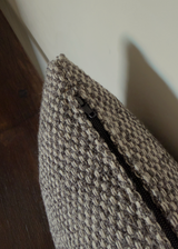 Veranda Panama Gunmetal Custom Lumbar Outdoor Pillow