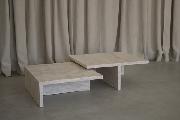 Amara Travertine Coffee Table