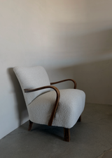 Art Deco Jindřich Halabala Upholstered Armchair
