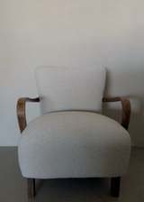 Art Deco Jindřich Halabala Upholstered Armchair
