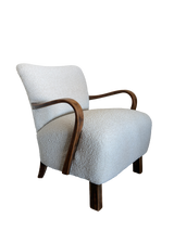Art Deco Jindřich Halabala Upholstered Armchair