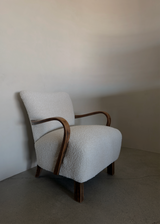 Art Deco Jindřich Halabala Upholstered Armchair
