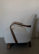 Art Deco Jindřich Halabala Upholstered Armchair