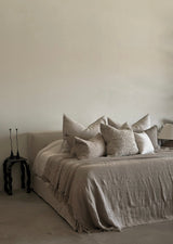 Aidan Slipcover Bed, Natural
