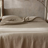 Bed Cover w/ Sewing, Natural