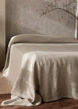 Bed Cover w/ Sewing, Natural