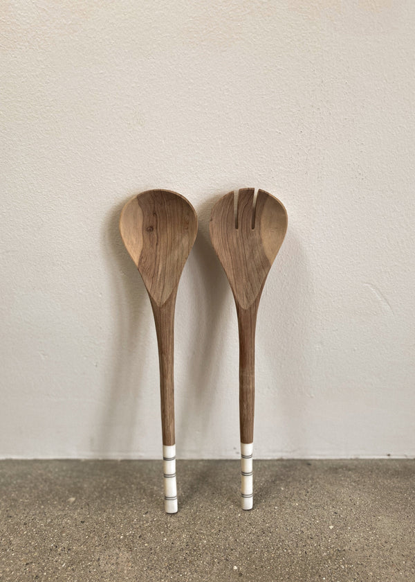 African Wooden Spoon - Set of 2