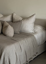 Aidan Slipcover Bed, Natural