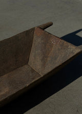 Vintage Turkish Wood Dough Bowl