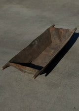 Vintage Turkish Wood Dough Bowl