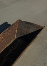 Vintage Turkish Wood Dough Bowl