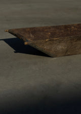 Vintage Turkish Wood Dough Bowl