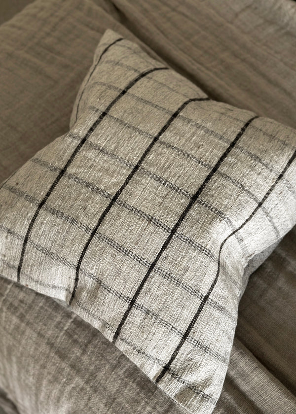 Vintage One Of A Kind Pillow, Grey/Multi 18"x18"