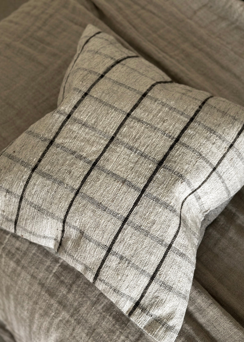 Vintage One Of A Kind Pillow, Grey/Multi 18"x18"