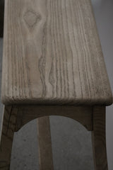 Oak Pedestal Console Table