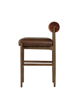 Henri Bar + Counter Stool - Havana Brown, Altair Siena