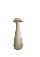 White Mushroom Floor Lamp 50"