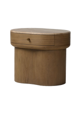 Lucie Nightstand - Sand Marble