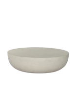 Lennon Outdoor Round Coffee Table, Matte White