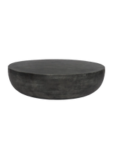 Lennon Outdoor Round Coffee Tables, Aged Grey
