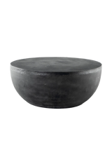 Lennon Outdoor Round Coffee Tables, Aged Grey