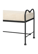 Amelia Accent Bench - Yuma Cream